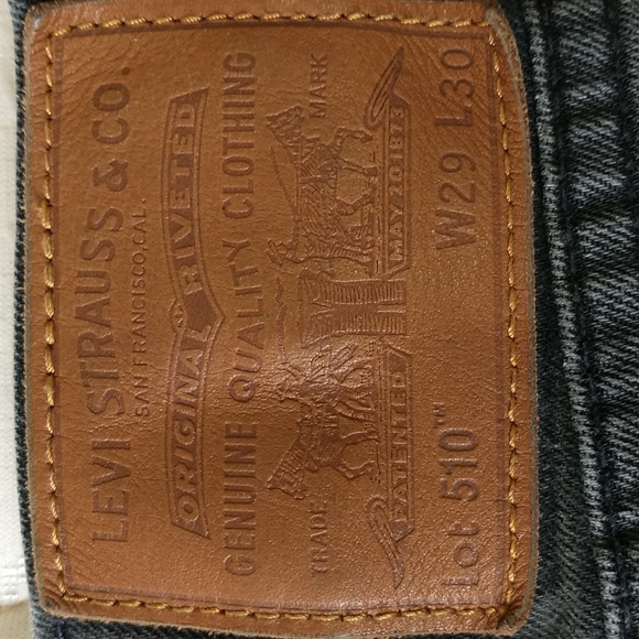 Levi's Premium zippered legs distressed black jeans 👖 - Picture 3 of 13